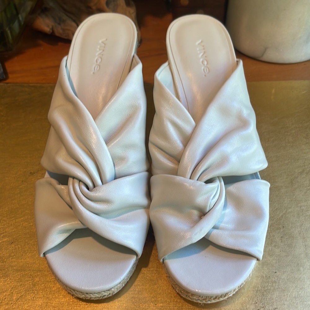 NWOT! Vince Sylvia Wedge Espadrille Sandal